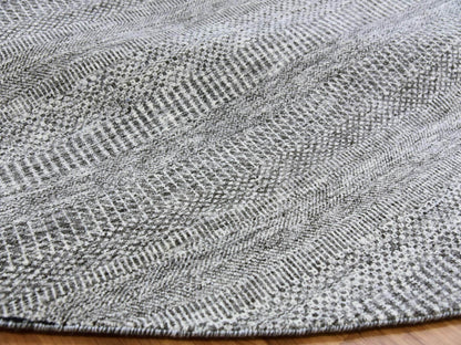 Modern / Contemporary hand-knotted wool rug in Gray, 11'2" x 11'2" — SKU O079584 (view 6)
