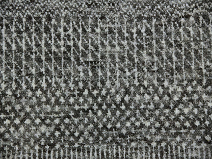 Modern / Contemporary hand-knotted wool rug in Gray, 12'2" x 15'2" — SKU O079586 (view 7)