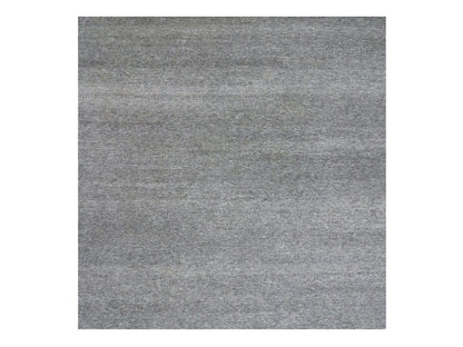 Modern / Contemporary hand-knotted wool rug in Gray, 12' x 12'2" — SKU O079587