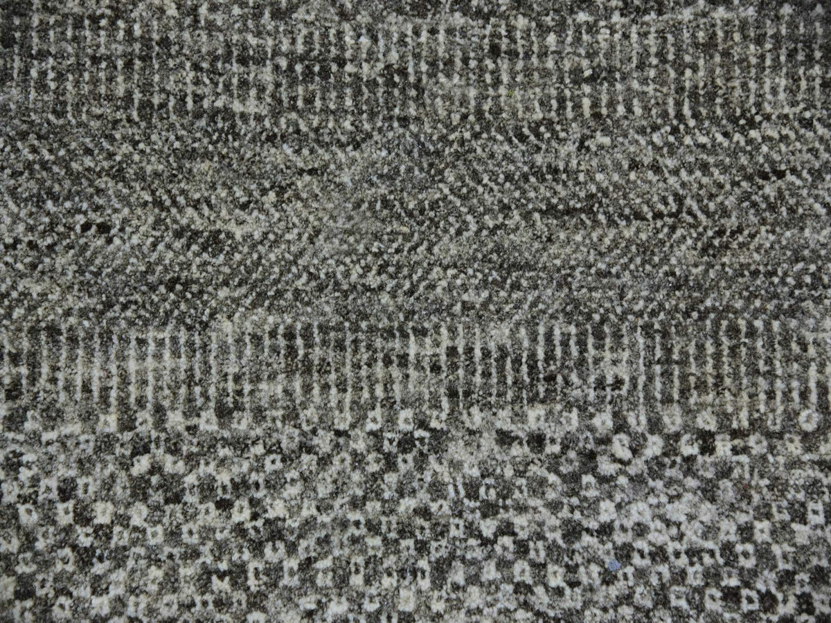 Modern / Contemporary hand-knotted wool rug in Gray, 12' x 12'2" — SKU O079587 (view 7)