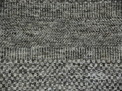 Modern / Contemporary hand-knotted wool rug in Gray, 12' x 12'2" — SKU O079587 (view 7)