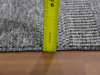Modern / Contemporary hand-knotted wool rug in Gray, 3'1" x 5' — SKU O079604 (view 5)
