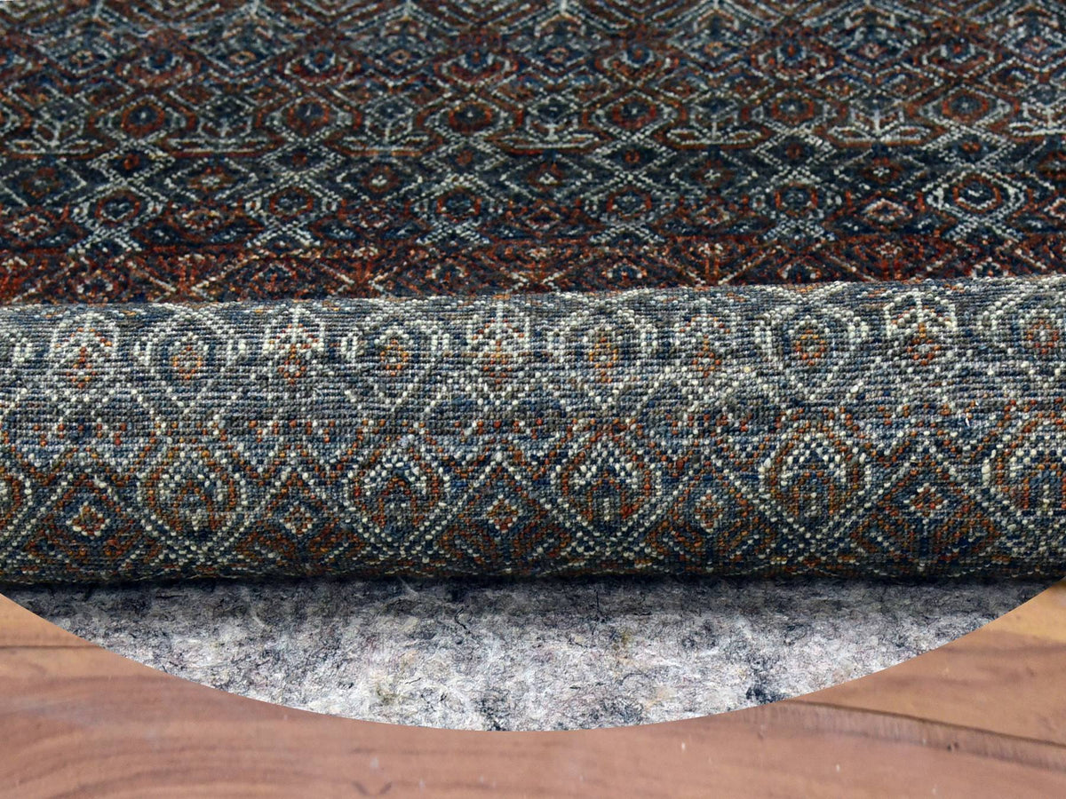 Modern / Contemporary hand-knotted wool rug in Brown, 5'11" x 6'0", SKU O079660