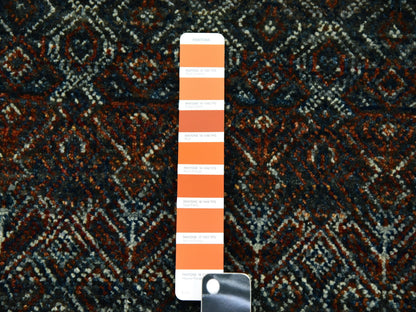 Modern / Contemporary hand-knotted wool rug in Brown, 5'11" x 6'0", SKU O079660