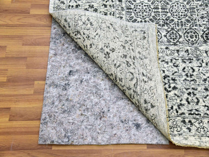 Ivory 9'1" x 12'0" Mamluk Hand knotted Wool Rug - Sku: O079679