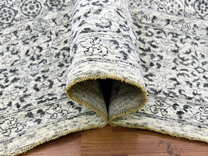 Ivory 9'1" x 12'0" Mamluk Hand knotted Wool Rug - Sku: O079679