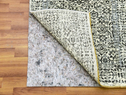 Ivory 2'8" x 10'0" Mamluk Hand knotted Wool Rug - Sku: O079684