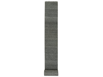 Modern / Contemporary hand-knotted wool runner in Gray, 2'5" x 32'3" — SKU O079736