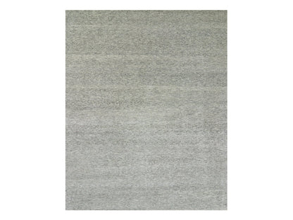 Modern / Contemporary hand-knotted wool rug in Gray, 12'2" x 15'4" — SKU O079738