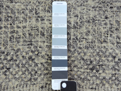 Modern / Contemporary hand-knotted wool rug in Gray, 12'2" x 15'4" — SKU O079738 (view 7)