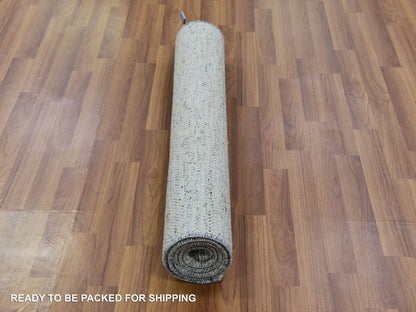 Modern / Contemporary hand-knotted wool rug in Gray, 3' x 5'6" — SKU O079747 (view 5)