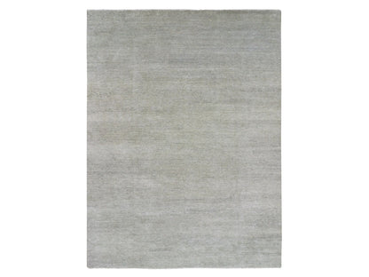 Modern / Contemporary hand-knotted wool rug in Gray, 11'10" x 15'4" — SKU O079760
