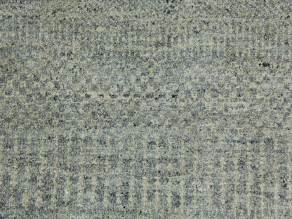Modern / Contemporary hand-knotted wool rug in Gray, 11'10" x 15'4" — SKU O079760 (view 8)