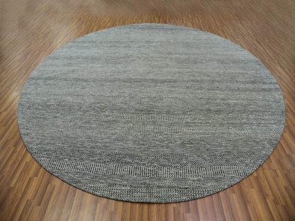 Modern / Contemporary hand-knotted wool rug in Gray, 12'1" x 12'1" — SKU O079761 (view 2)