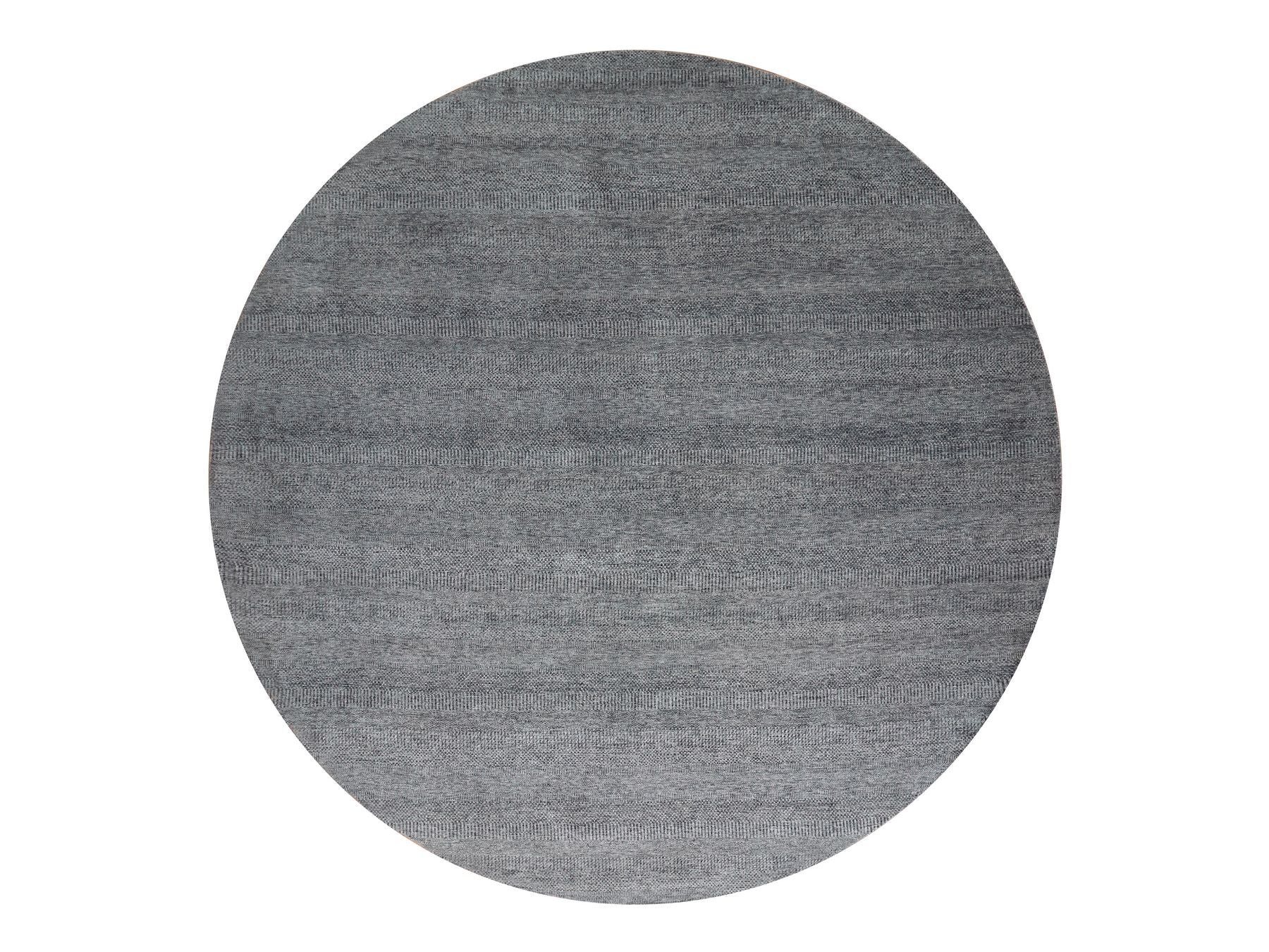 Modern / Contemporary hand-knotted wool rug in Gray, 13'8" x 13'8", SKU O079767