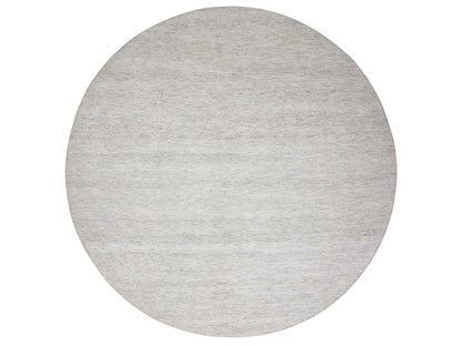 Grey 11'10" x 11'10" Modern / Contemporary Hand knotted Wool Rug - Sku: O079776