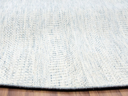 Grey 11'10" x 11'10" Modern / Contemporary Hand knotted Wool Rug - Sku: O079776