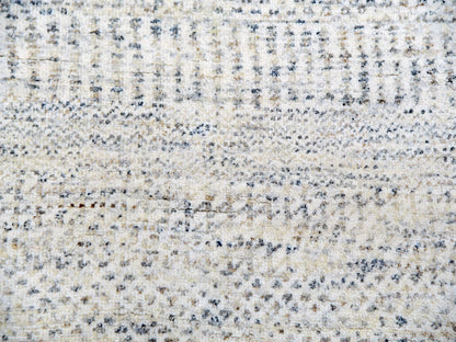 Grey 11'10" x 11'10" Modern / Contemporary Hand knotted Wool Rug - Sku: O079776