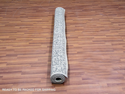 Ivory 6'0" x 6'0" Mamluk Hand knotted Wool Rug - Sku: O079798