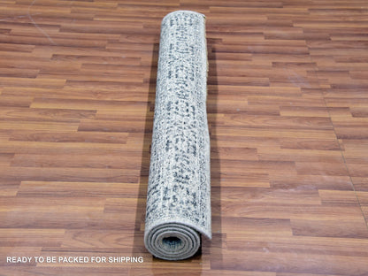 Ivory 4'1" x 6'2" Mamluk Hand knotted Wool Rug - Sku: O079806