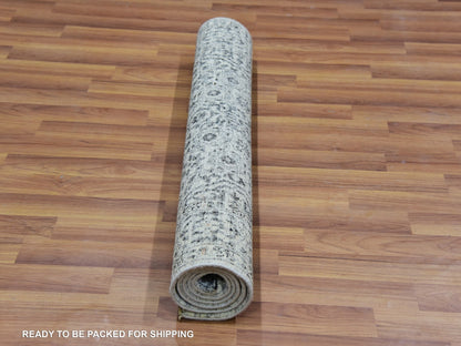 Ivory 2'11" x 5'3" Mamluk Hand knotted Wool Rug - Sku: O079810