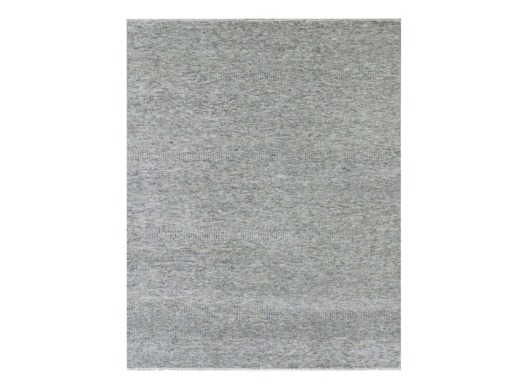 Modern / Contemporary hand-knotted wool rug in Gray, 8'0" x 10'2", SKU O079863