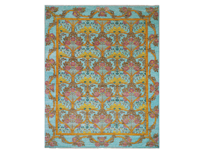 Traditional hand-knotted wool rug in Blue, 12'2" x 14'9", SKU O079911