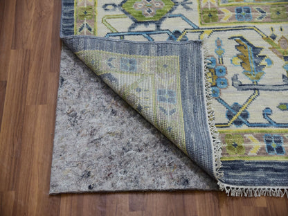 Grey 11'10" x 14'9" Traditional Hand knotted Wool Rug - Sku: O079912