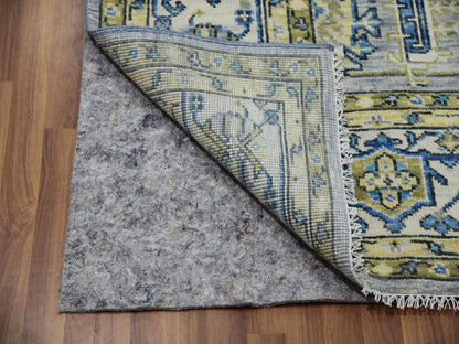 Grey 8'0" x 10'1" Traditional Hand knotted Wool Rug - Sku: O079917