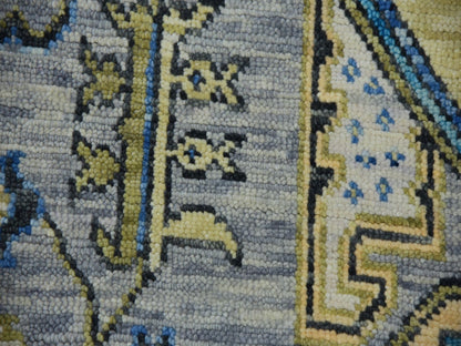 Grey 8'0" x 10'1" Traditional Hand knotted Wool Rug - Sku: O079917