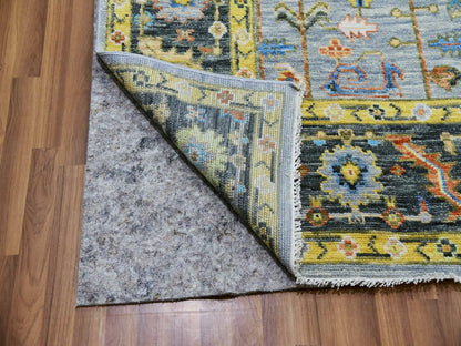 Heriz Traditional hand-knotted wool rug in Blue, 9'3" x 12'5", SKU O079933