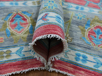 Pink 10'1" x 14'0" Oushak / Peshawar Hand knotted Wool Rug - Sku: O079939
