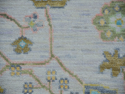 Ivory 10'1" x 14'0" Oushak And Peshawar Hand knotted Wool Rug - Sku: O079949