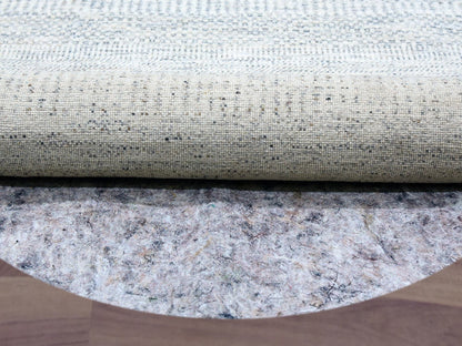 Ivory 13'9" x 13'9" Modern and Contemporary Hand knotted Wool Rug - Sku: O079972