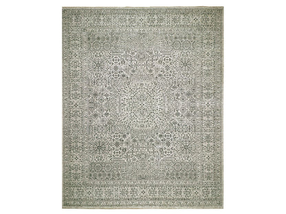 Ivory 14'1" x 17'9" Mamluk Hand knotted Wool Rug - Sku: O079982
