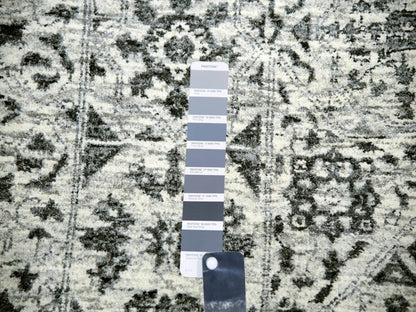 Ivory 14'1" x 17'9" Mamluk Hand knotted Wool Rug - Sku: O079982