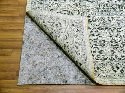 Ivory 12'1" x 15'4" Mamluk Hand knotted Wool Rug - Sku: O079983