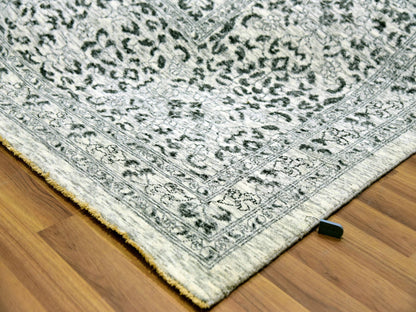 Ivory 12'1" x 15'4" Mamluk Hand knotted Wool Rug - Sku: O079983