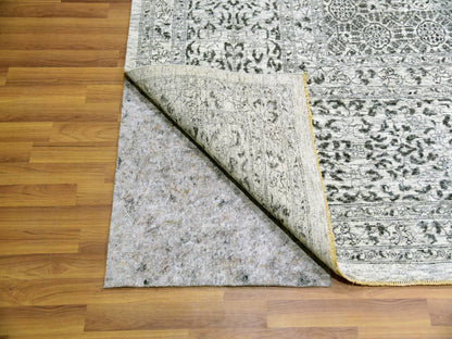 Ivory 11'11" x 12'0" Mamluk Hand knotted Wool Rug - Sku: O079984