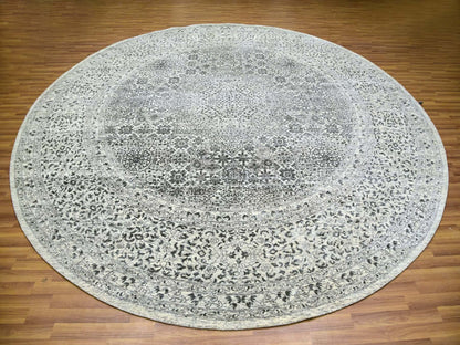Ivory 11'10" x 11'10" Mamluk Hand knotted Wool Rug - Sku: O079985
