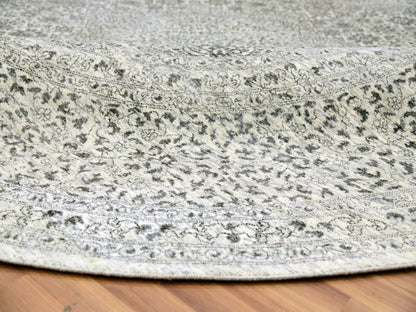 Ivory 11'10" x 11'10" Mamluk Hand knotted Wool Rug - Sku: O079985