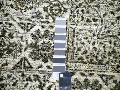 Ivory 11'10" x 11'10" Mamluk Hand knotted Wool Rug - Sku: O079985