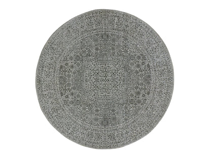 Ivory 10'0" x 10'1" Mamluk Hand knotted Wool Rug - Sku: O079986