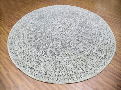 Ivory 10'0" x 10'1" Mamluk Hand knotted Wool Rug - Sku: O079986