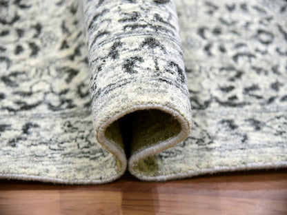 Ivory 10'0" x 10'1" Mamluk Hand knotted Wool Rug - Sku: O079986