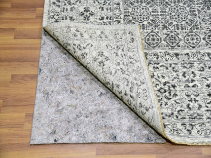 Ivory 9'0" x 12'2" Mamluk Hand knotted Wool Rug - Sku: O079987