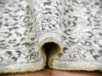Ivory 9'0" x 12'2" Mamluk Hand knotted Wool Rug - Sku: O079987