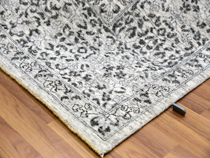 Ivory 9'0" x 12'2" Mamluk Hand knotted Wool Rug - Sku: O079987