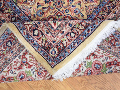 Yellow 11'5" x 15'9" Antique Hand knotted Wool Rug - Sku: O080111