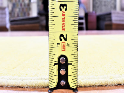 Peshawar Vintage hand-knotted wool runner in Overdyed & Yellow, 2'6" x 15'10" — SKU O080249 (view 4)